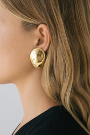 Flash Dylan Dome Gold Earring