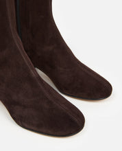 Flattered Chocolate Suede Eden Boots