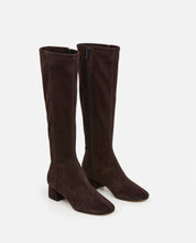 Flattered Chocolate Suede Eden Boots