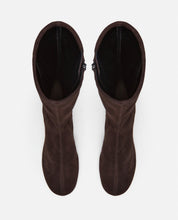 Flattered Chocolate Suede Eden Boots
