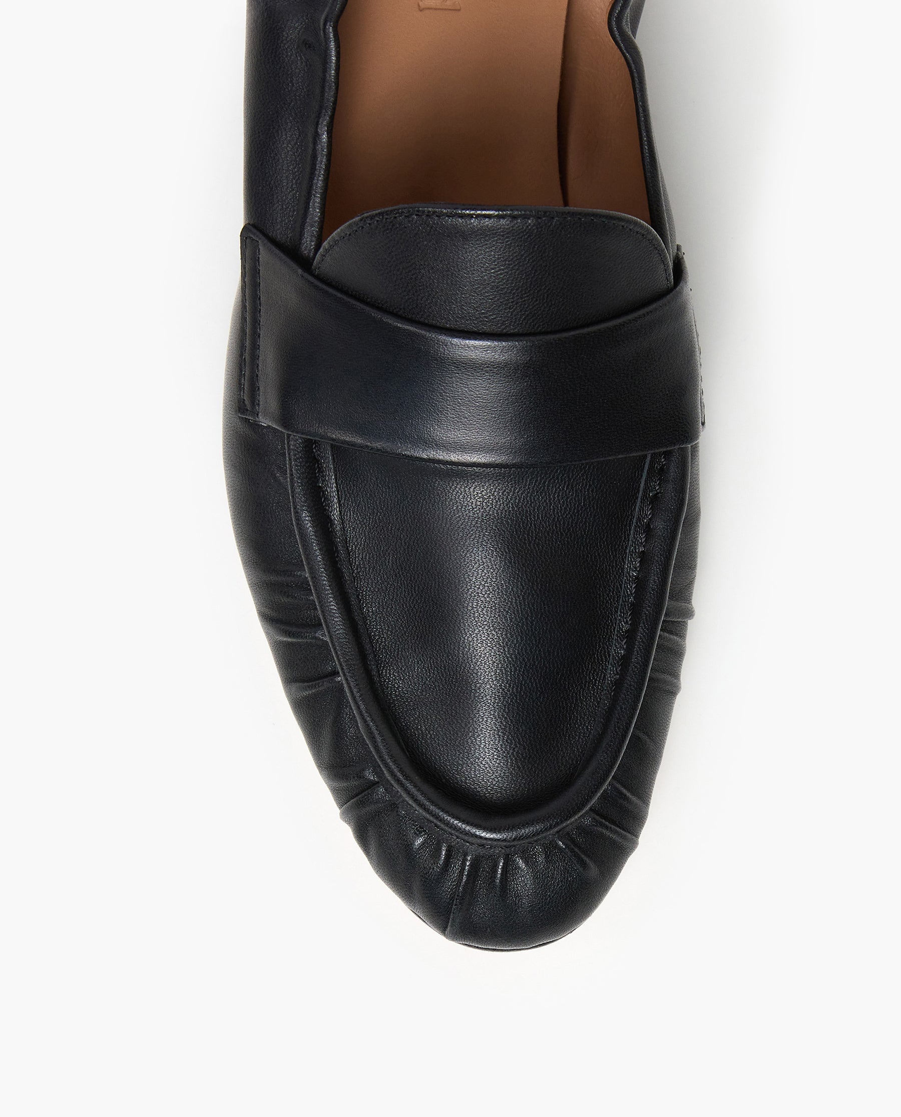 Flattered Samoa Black Leather Loafers