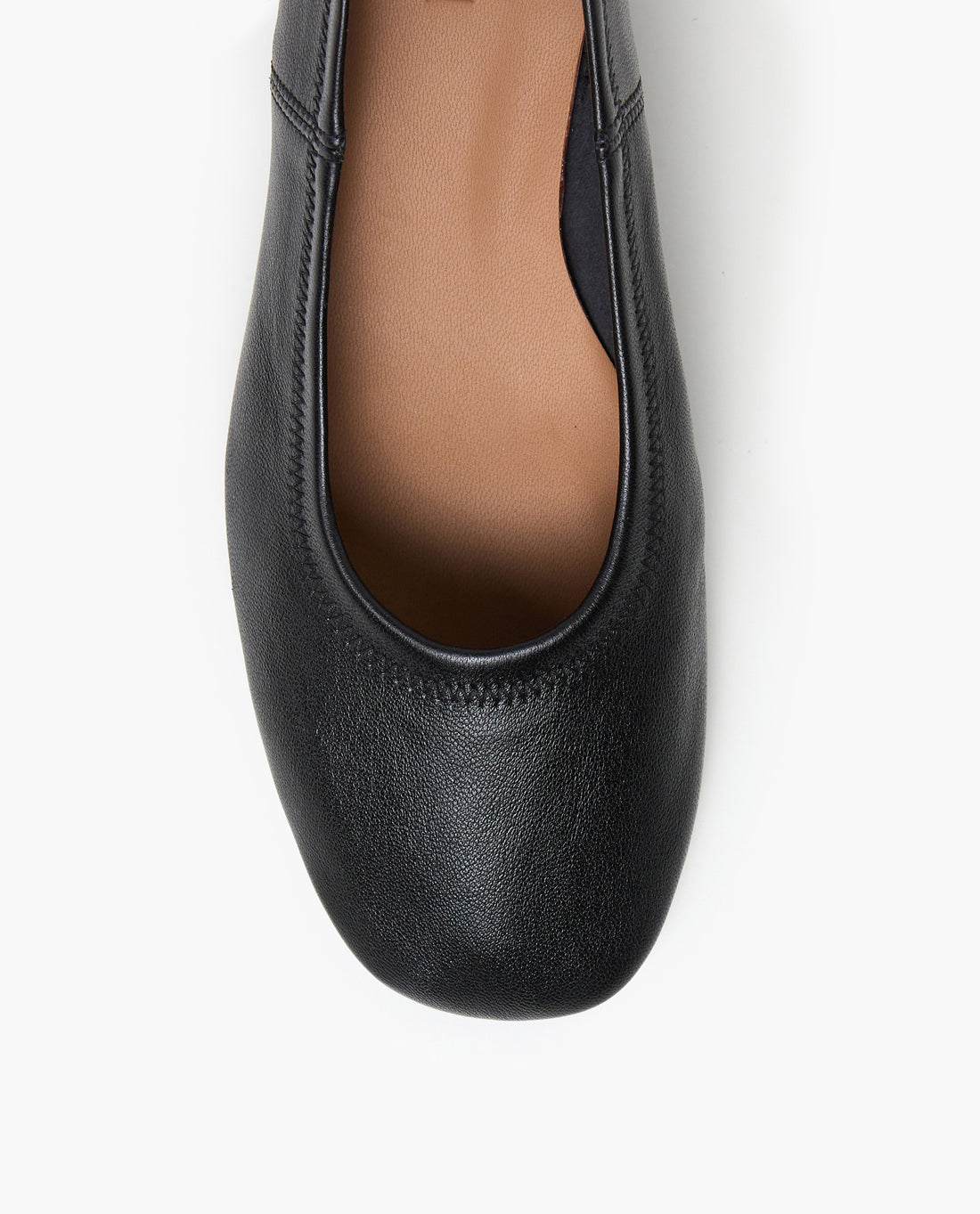 Flattered Black Leather Zac Heel