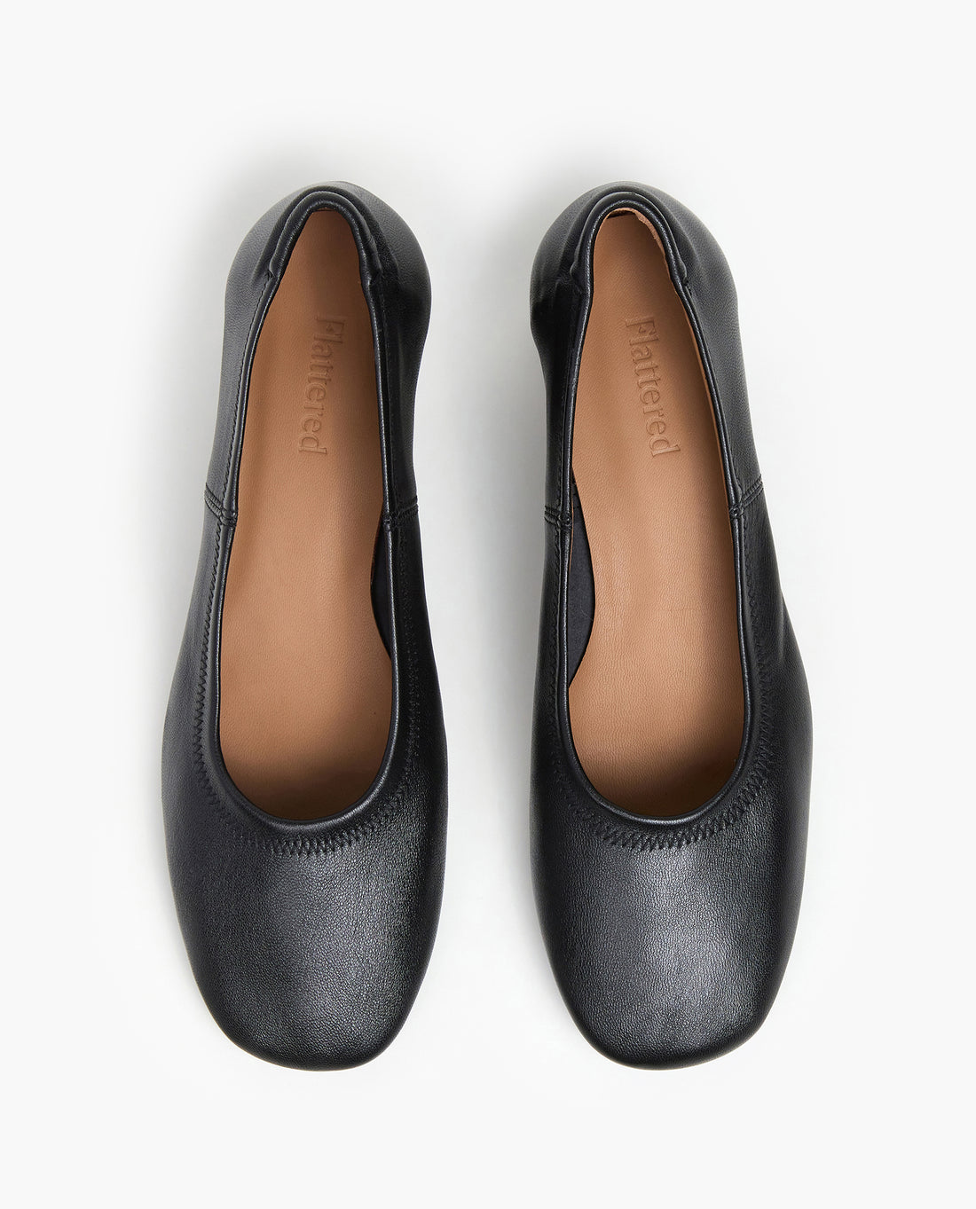 Flattered Black Leather Zac Heel