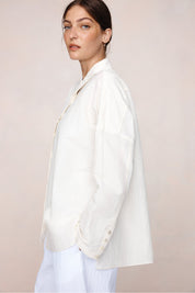 Marle Ivory Linen Blend Freddy Shirt