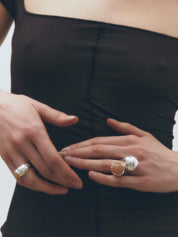 Simuero Silver Guinda Solano Ring
