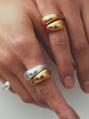 Simuero Gold Gota Ring