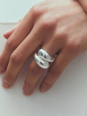 Simuero Silver Gota Ring