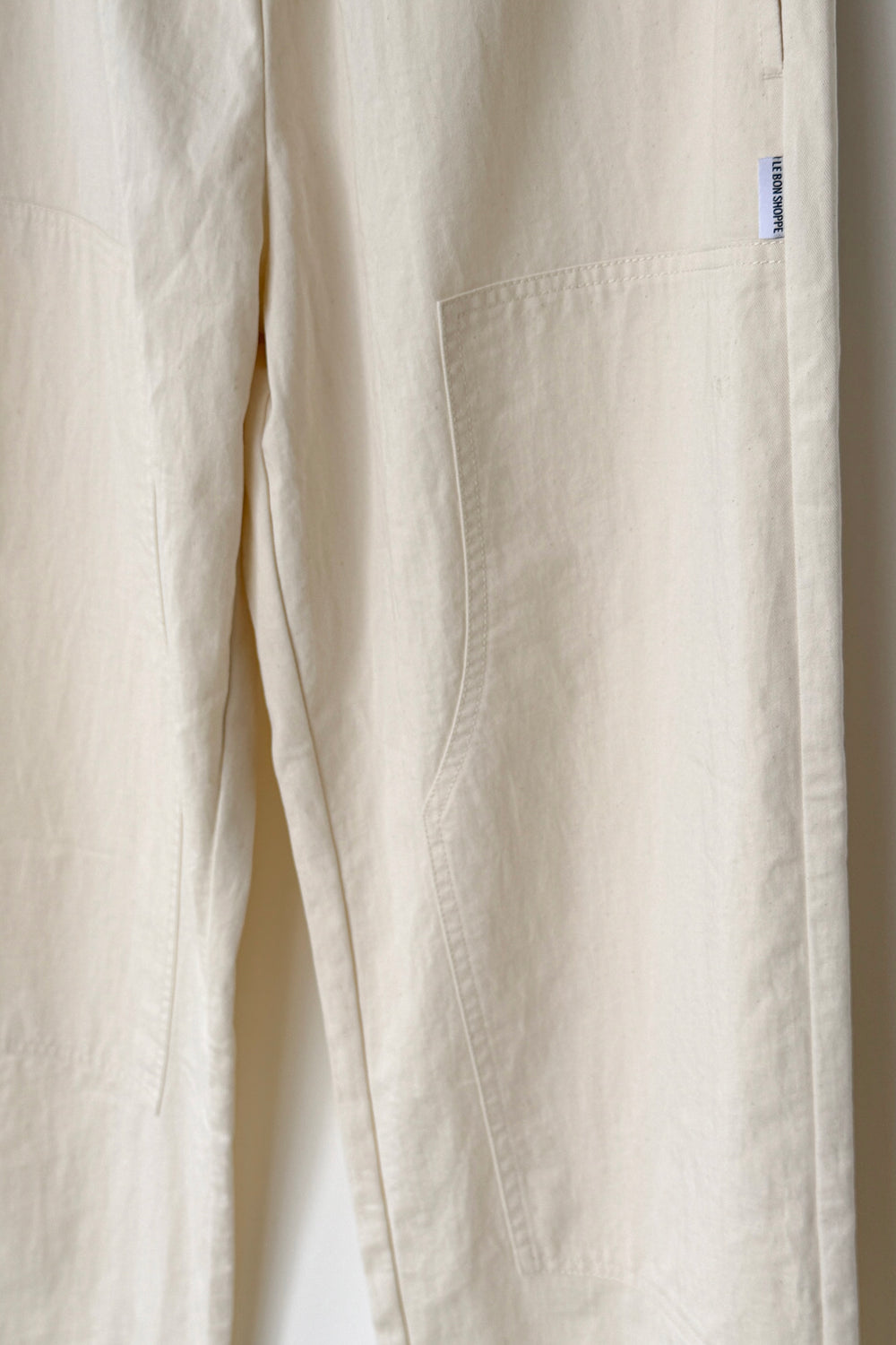 Le Bon Shoppe Ecru Gardener's Pants