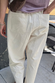 Le Bon Shoppe Ecru Gardener's Pants
