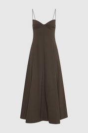 St. Agni Cami Dress in Wood