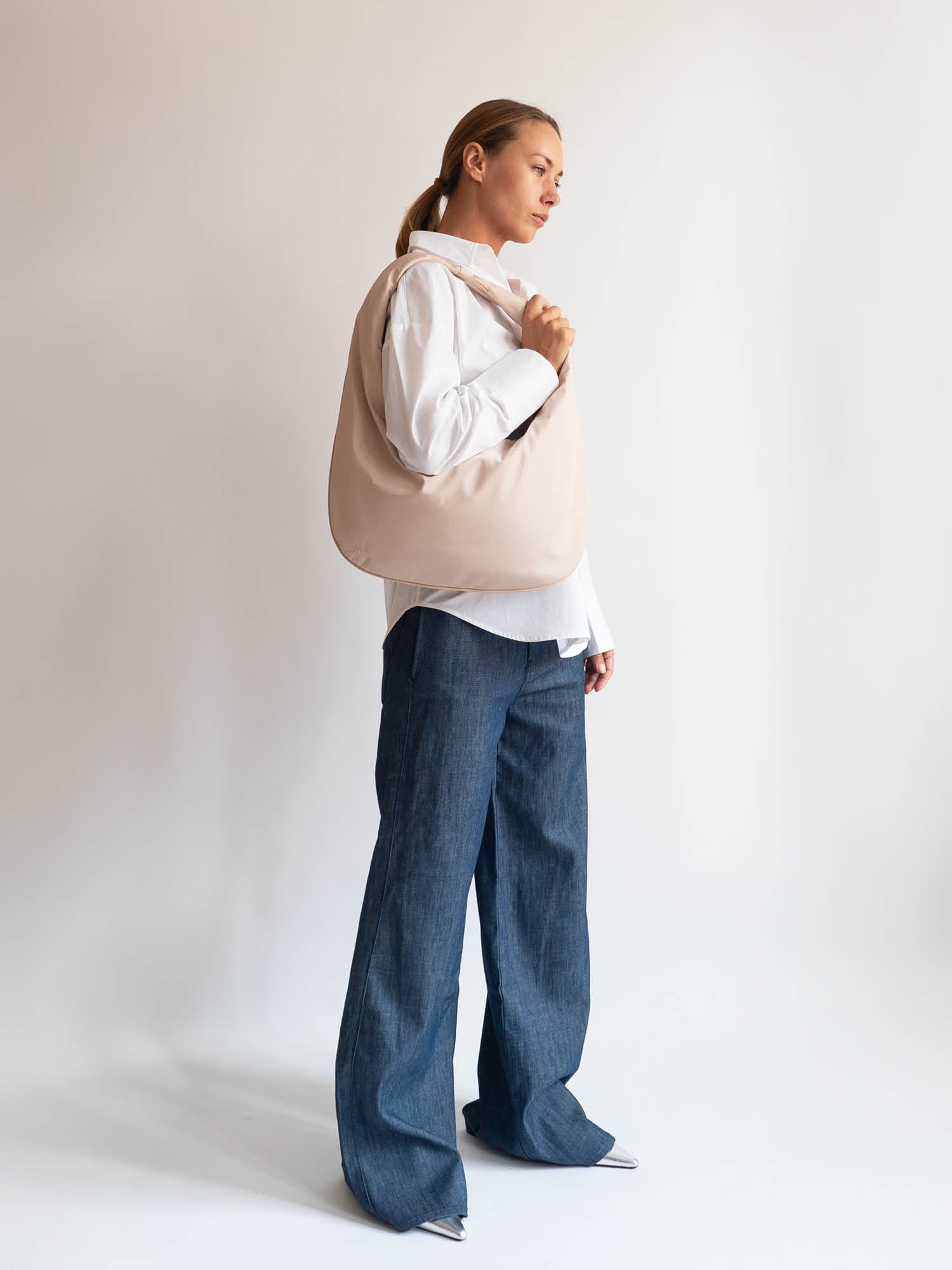 Haze Matte Twill Bag - Light Taupe