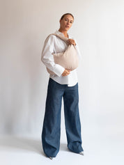 Haze Matte Twill Bag - Light Taupe