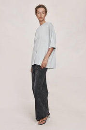Marle Grey Hele Oversized Tee