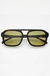 FREYRS Eyewear Havana Aviator Sunglasses - Dark Tortoise