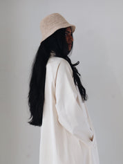 Natural Crochet Agave Bucket Hat