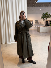 Vintage Double Breasted Trench Coat