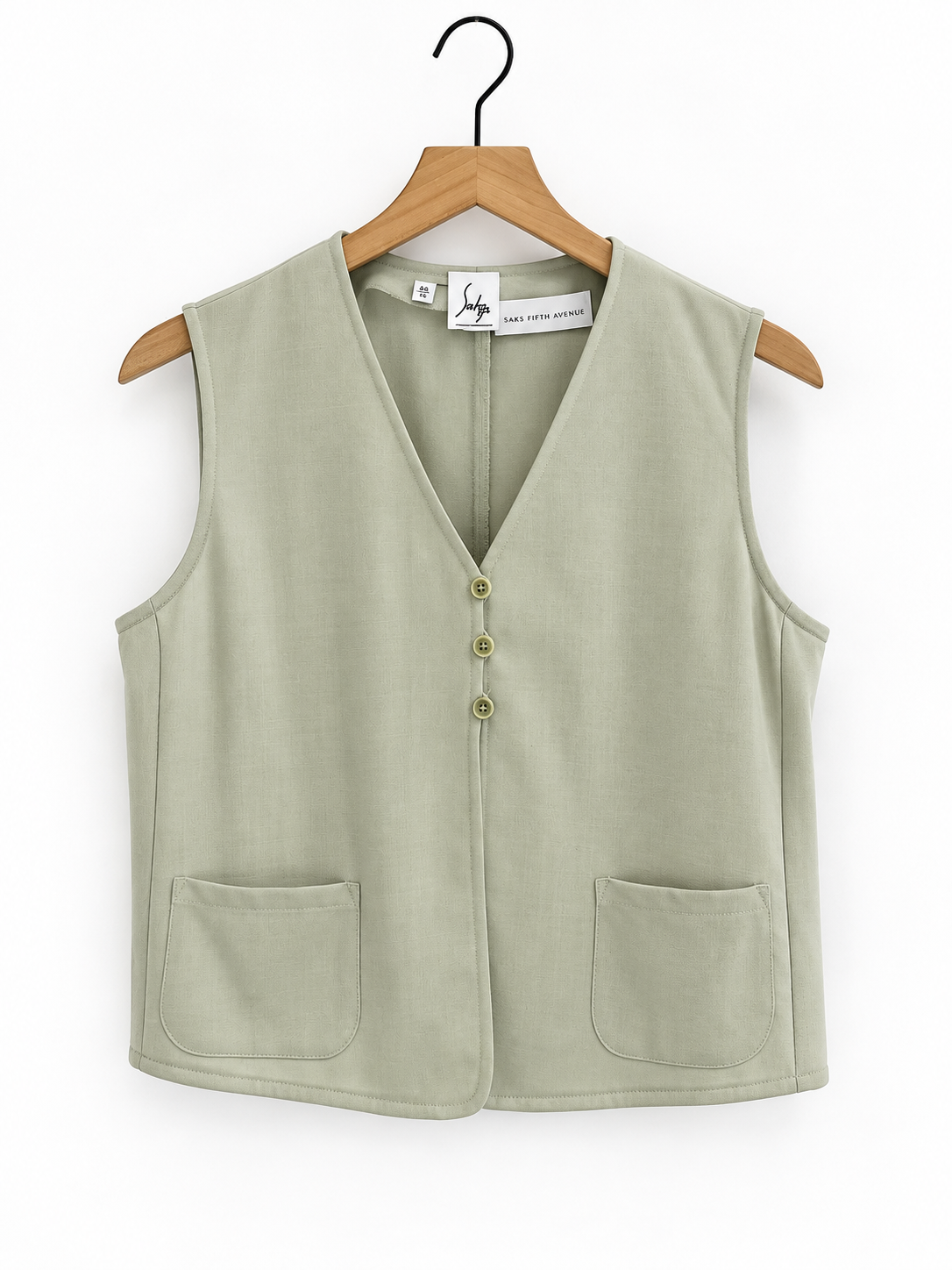 Vintage Sage Saks Fifth Ave 2 Piece Set - as is