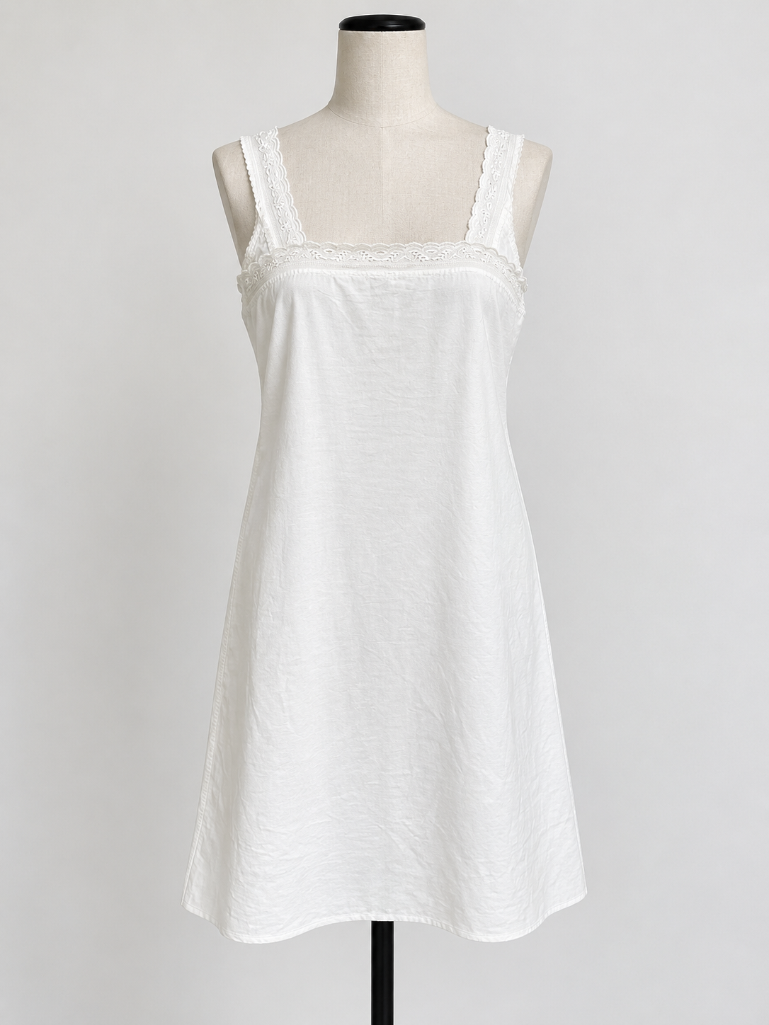 Vintage Cotton Lace Chemise