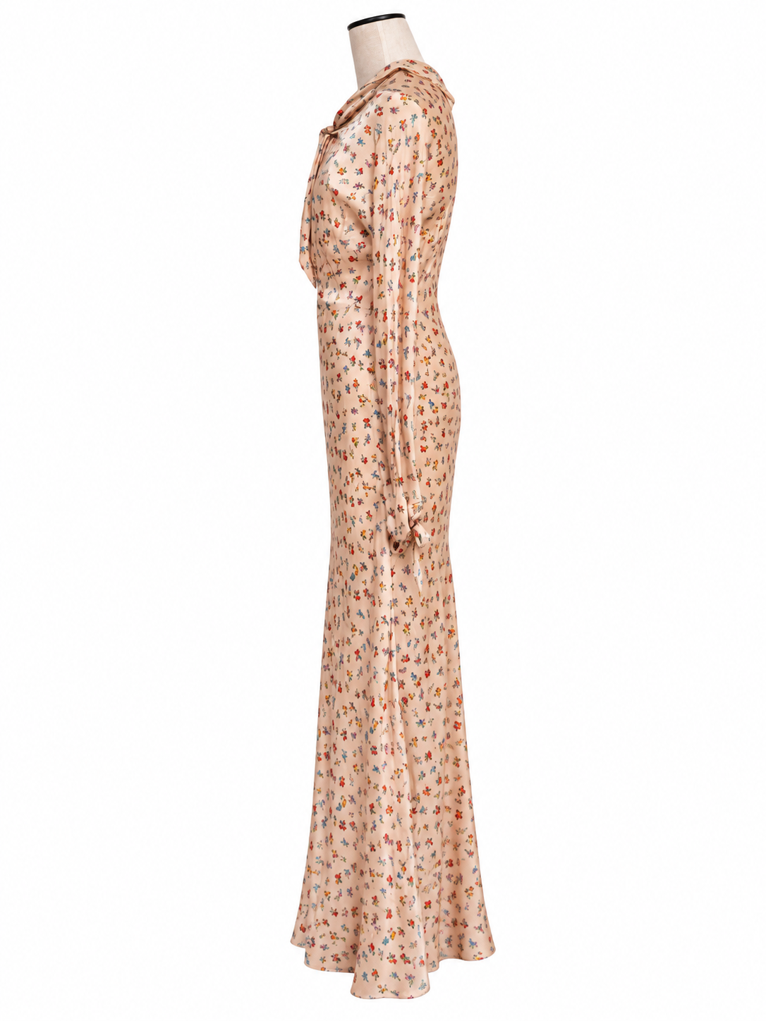 Vintage 1930's Silk Bias Cut Gown