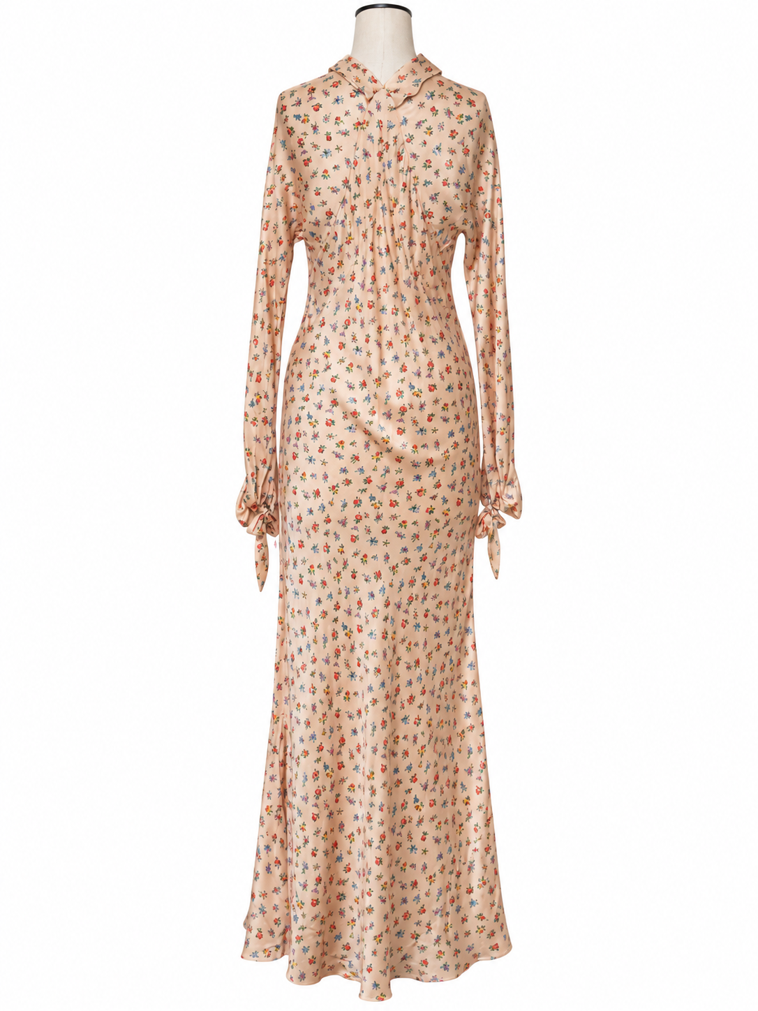 Vintage 1930's Silk Bias Cut Gown