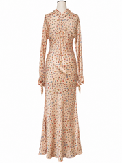 Vintage 1930's Silk Bias Cut Gown