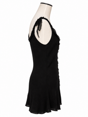Vintage Black Silk Knit Tank