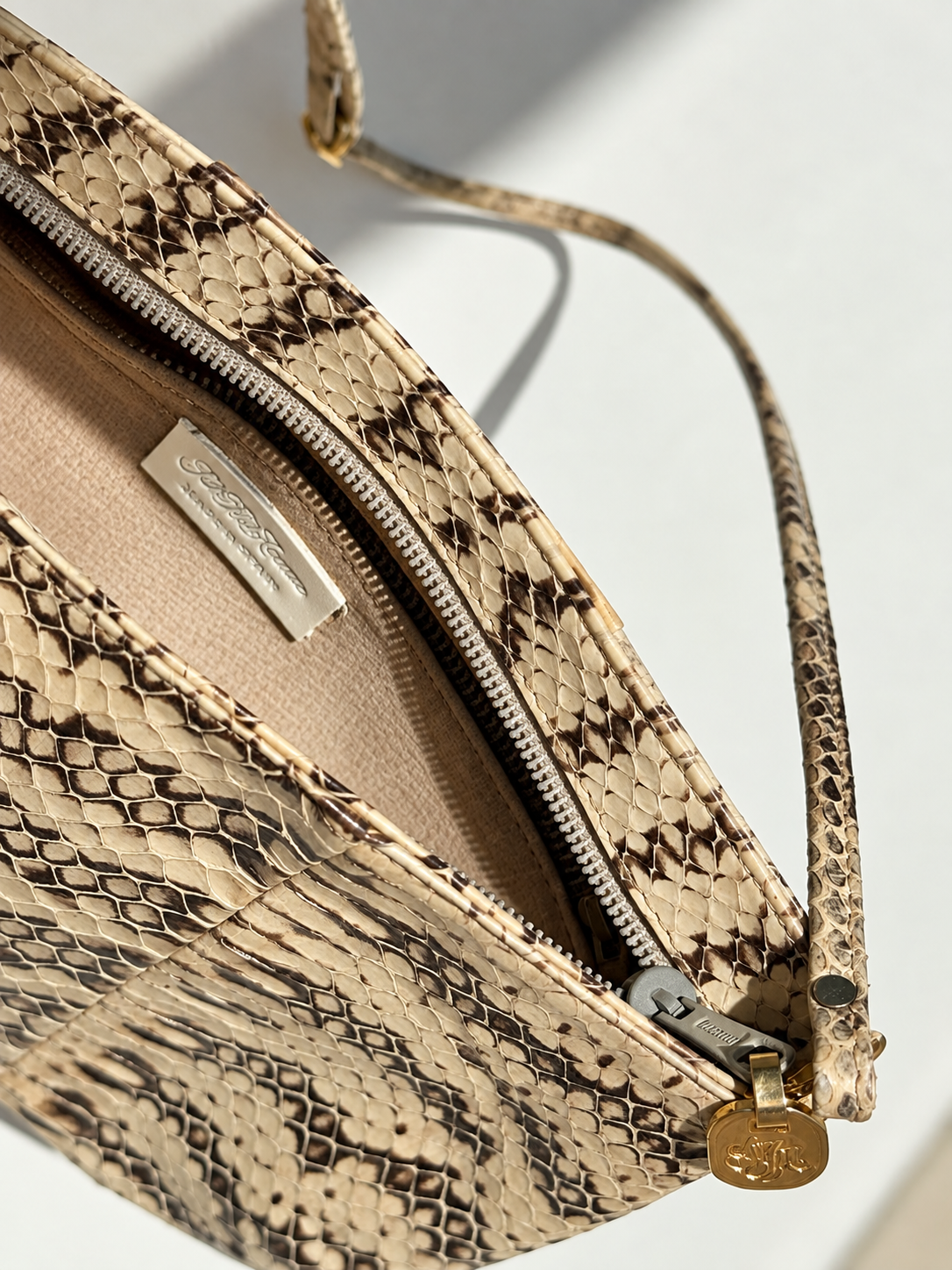Vintage Saks Snakeskin Purse