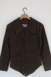 Vintage French Bronze Quilted Jacket
