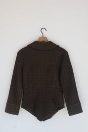 Vintage French Bronze Quilted Jacket