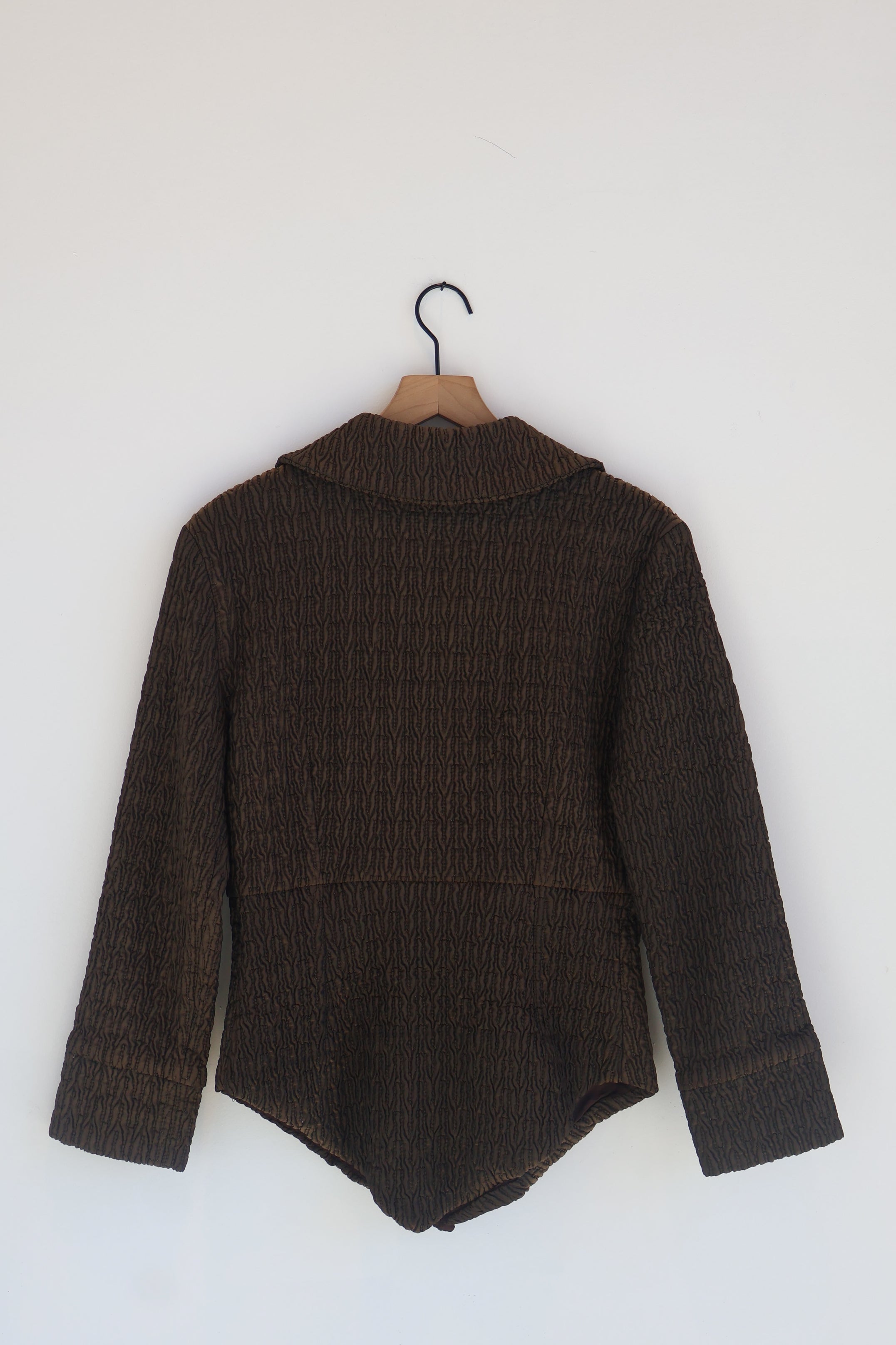 Vintage French Bronze Quilted Jacket