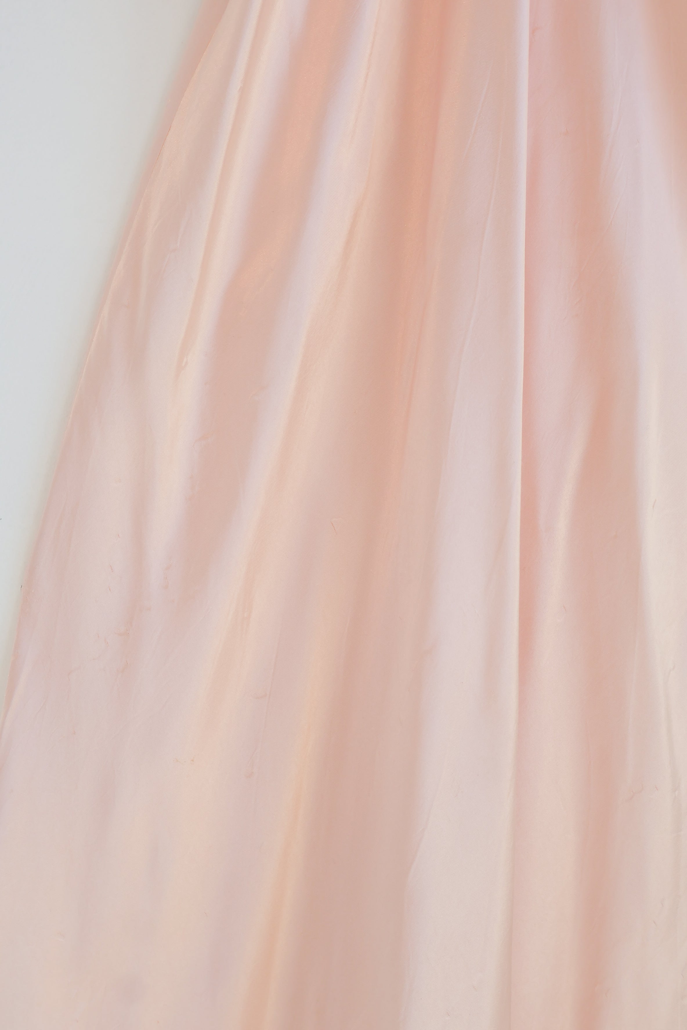 Vintage 1940s Pink Bias Satin Slip Dress