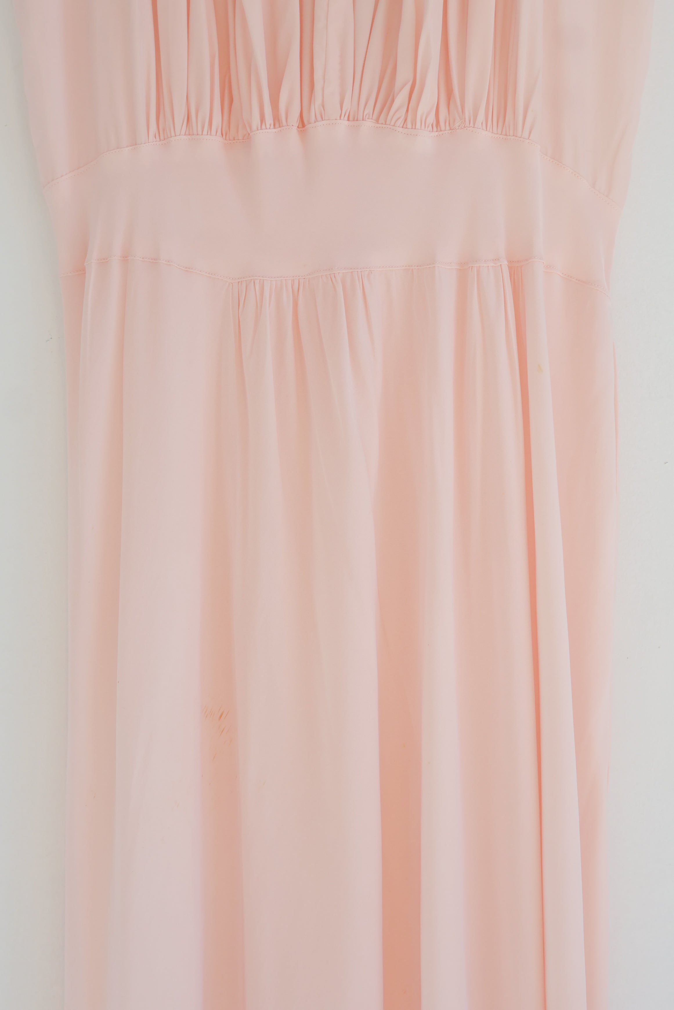 Vintage Silky Pink Slip Dress