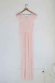 Vintage Silky Pink Slip Dress