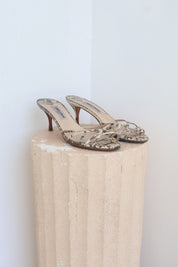 Vintage Jimmy Choo Snakeskin Heels