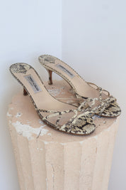 Vintage Jimmy Choo Snakeskin Heels