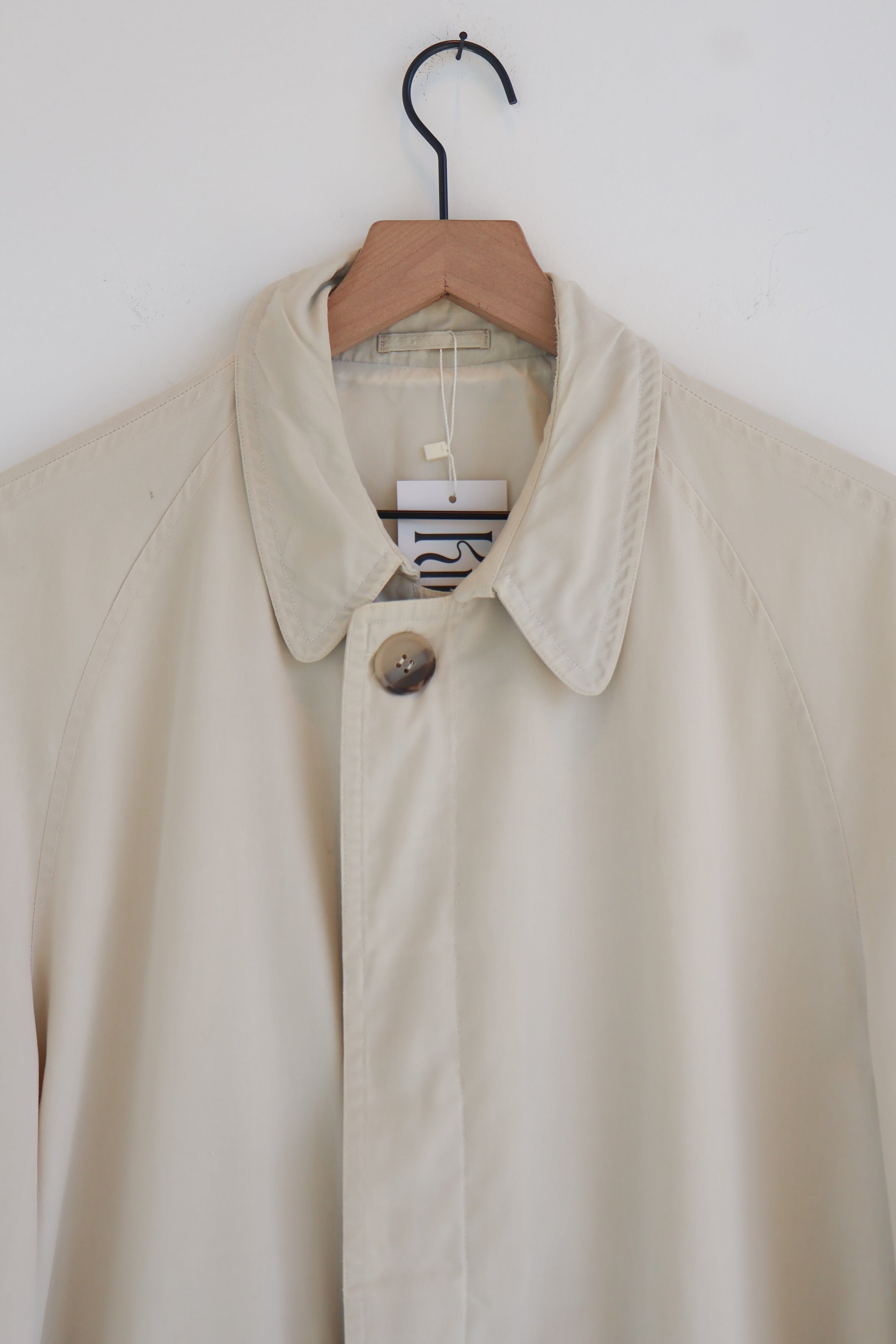 Vintage Cream Trench Coat