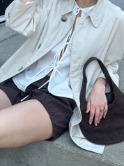 Vintage Cream Trench Coat