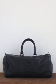 Vintage Longchamp Paris Leather Bowler Bag