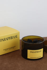 Paraphrase Perfume Guiacwood & Bergamot Incense Cones