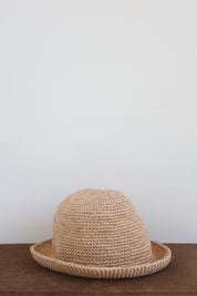 Natural Crochet Agave Bucket Hat