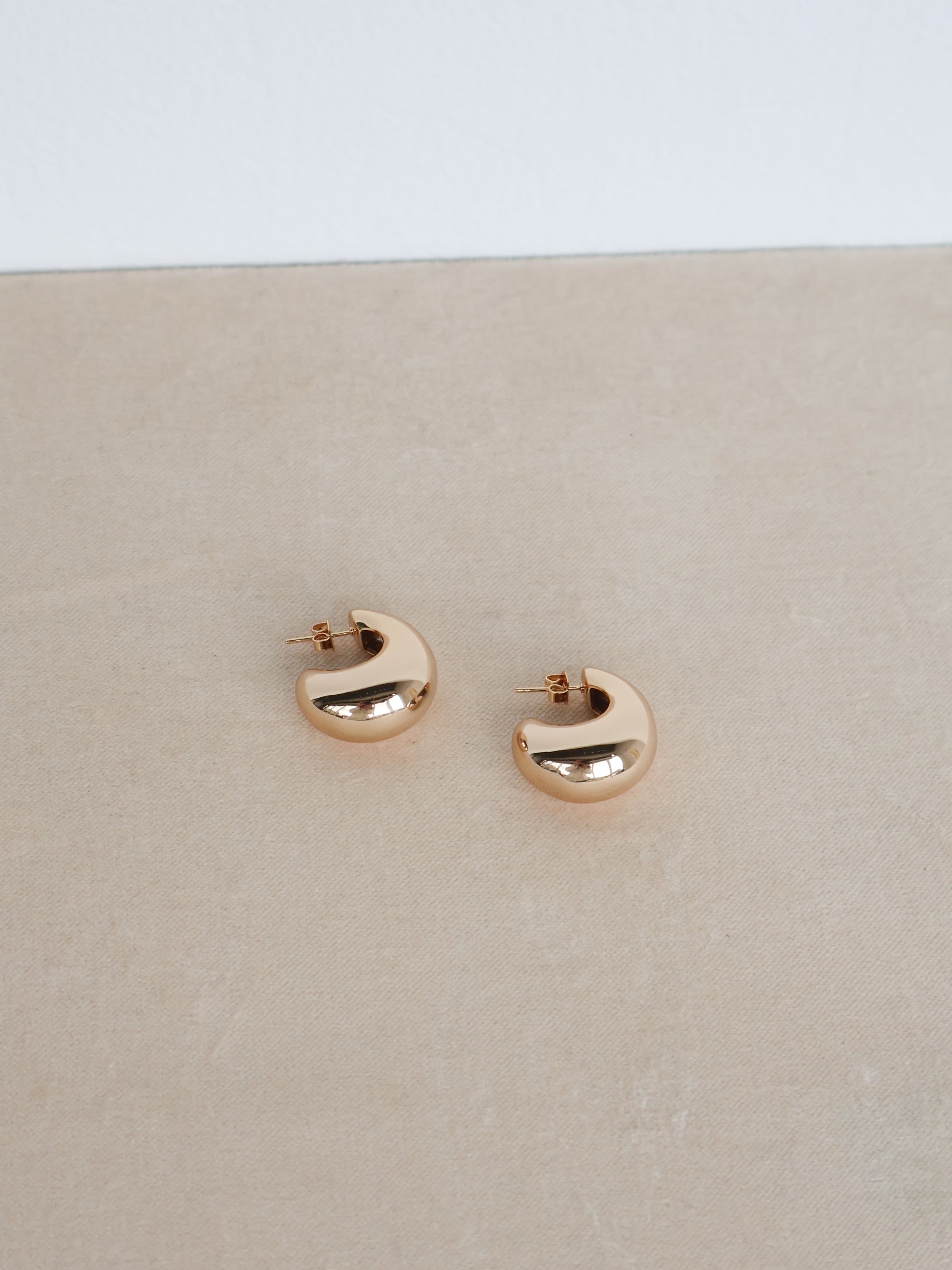 Gold Bobbi Hoops