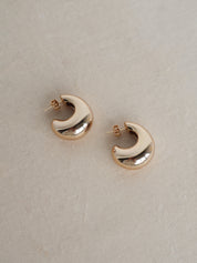 Gold Bobbi Hoops