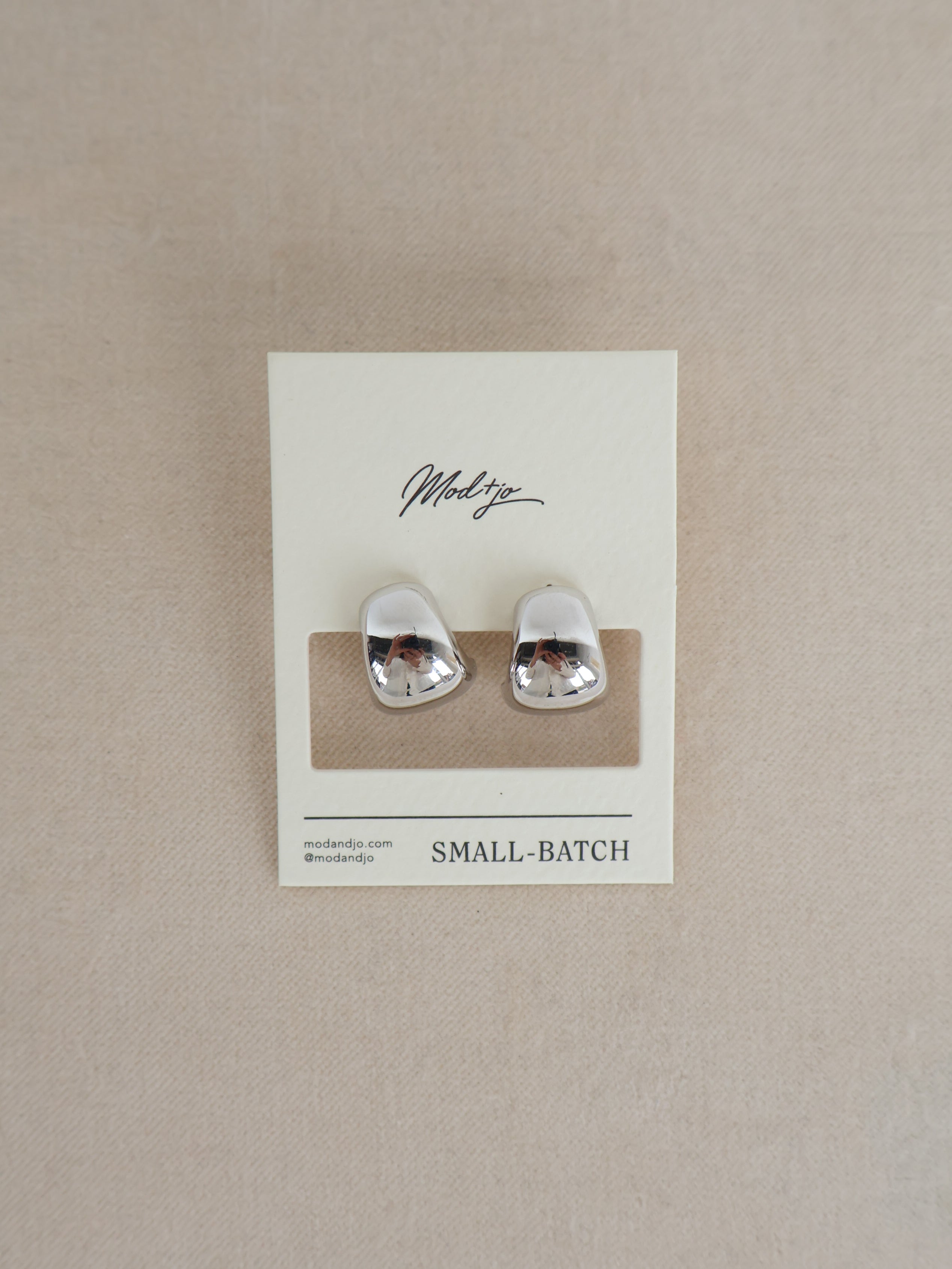 Silver Plated Jadan Studs