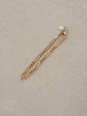 Gold Sasha Figaro Chain Bracelet