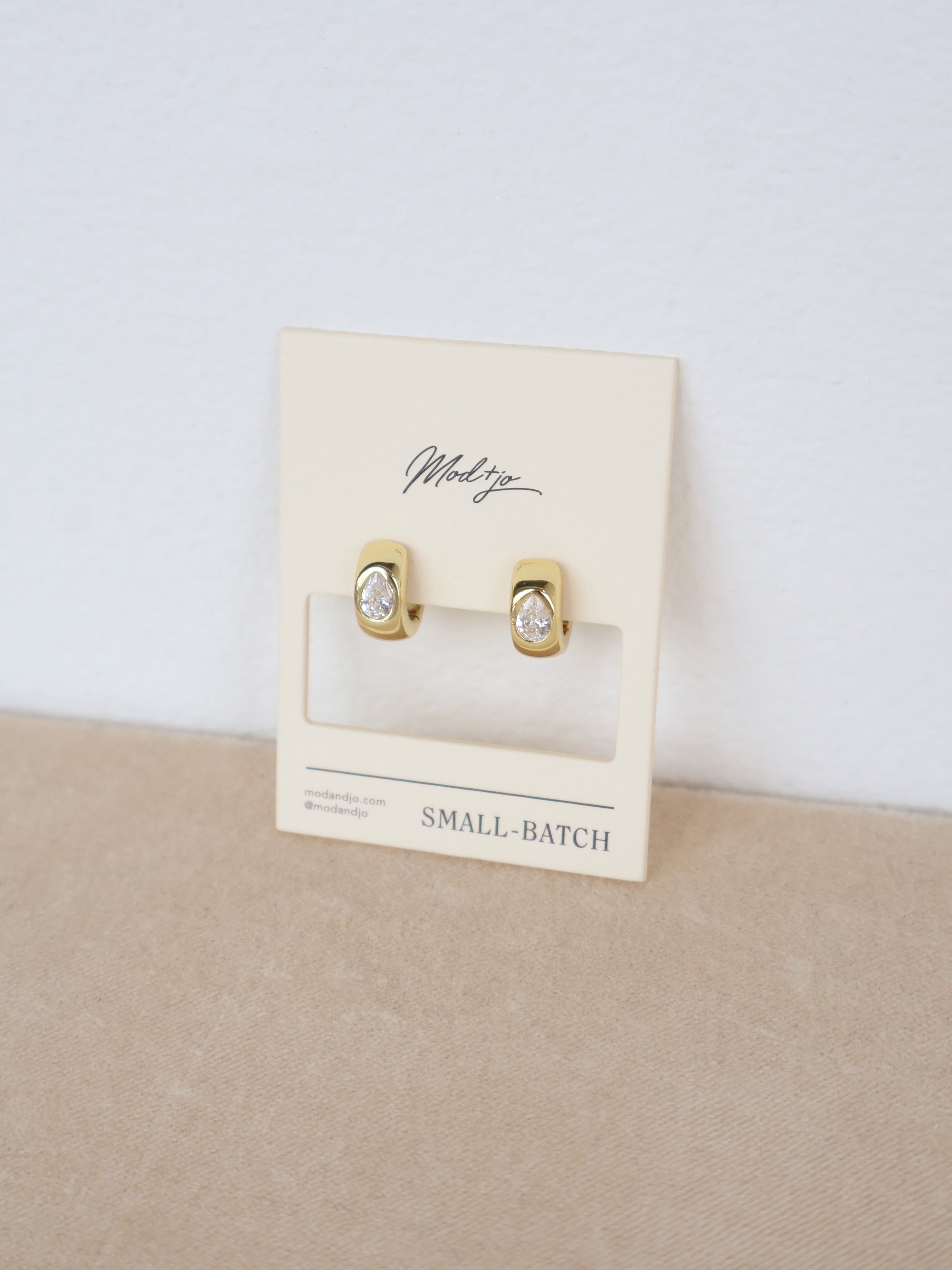 Gold Samantha Hoops