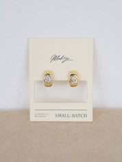 Gold Samantha Hoops
