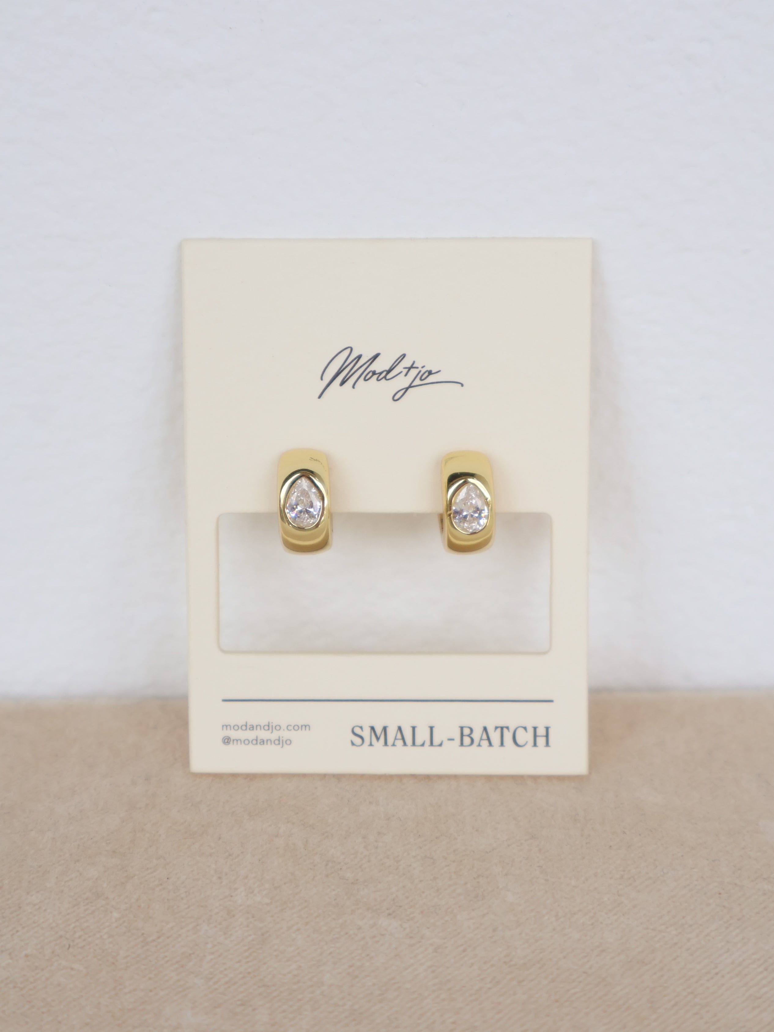 Gold Samantha Hoops