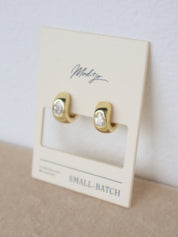 Gold Samantha Hoops