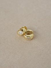 Gold Samantha Hoops