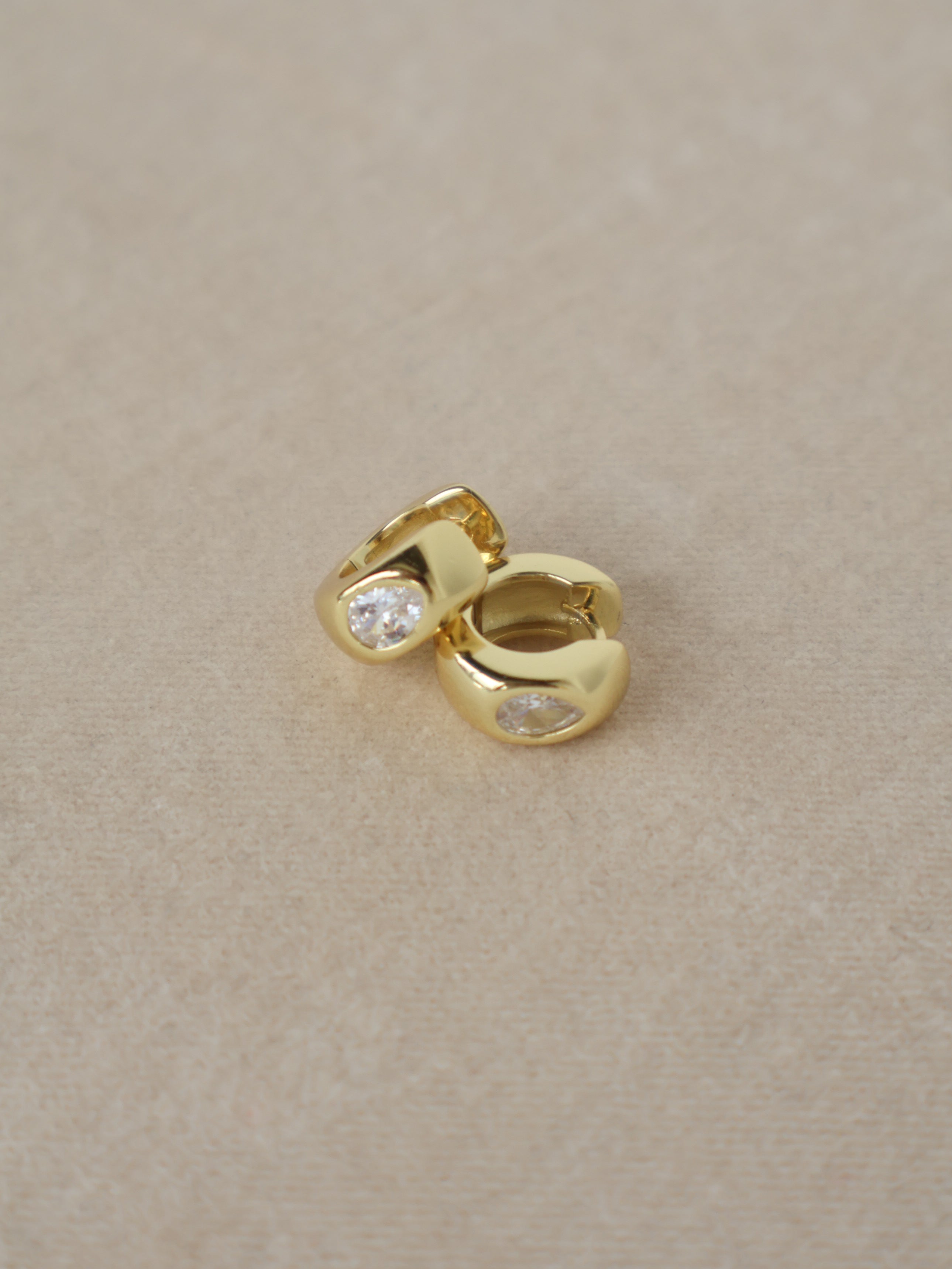 Gold Samantha Hoops